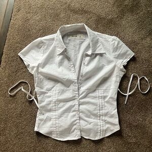 Hollister Button Up Tie Back